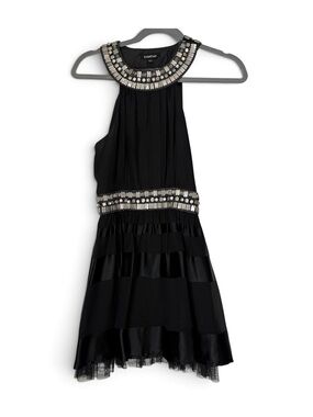 ✨ BEBE Black Embellished Dress | XS ✨